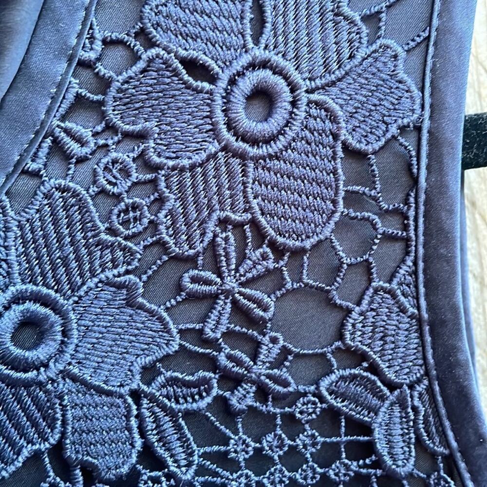 Gerry Weber Lace Sheath Dress Size 6 Blue Sleeveless - Picture 5 of 9
